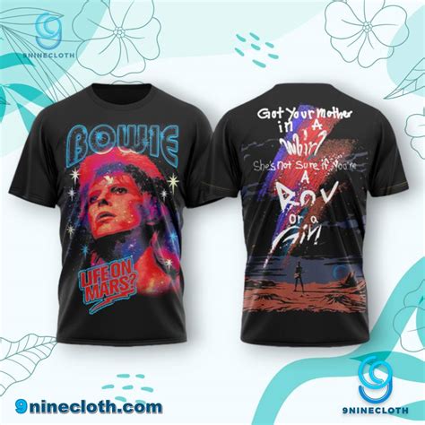 David Bowie Life On Mars Shirt - 9ninecloth