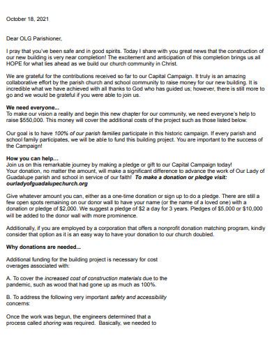 Campaign Letter Example 的图像结果