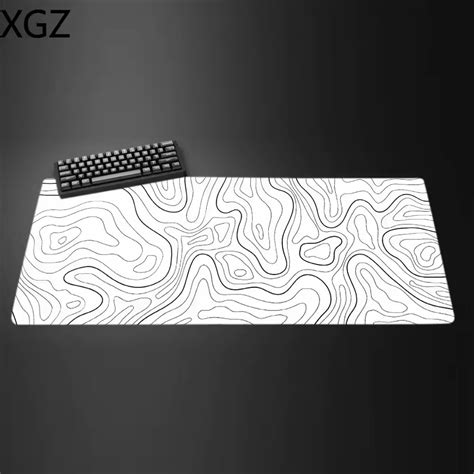 Large MousePad For Desk, Gaming Mouse Pad with Stitched Edges and Non ...