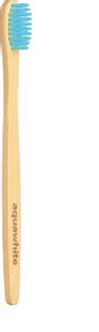 aquawhite Eco-friendly Bamboo Toothbrush with soft charcoal bristles ...