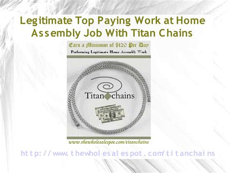 Calaméo - The Ultimate Work at Home Assembly Job - Titan Chains