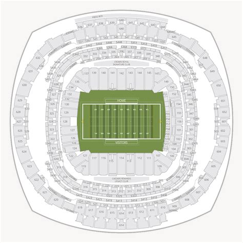 Caesars Superdome Seating Chart & Seat Views | SeatGeek