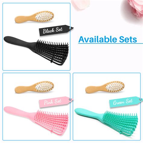 Kalevel Detangling Hair Detangler Comb for Wet Hair with Small Travel ...