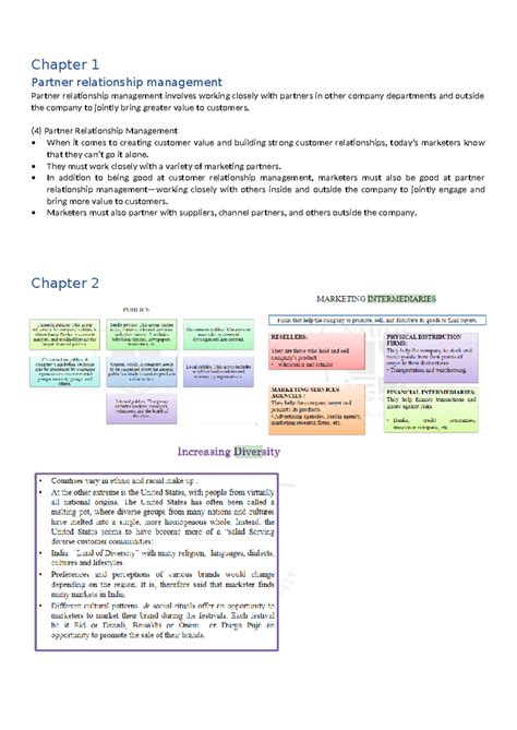 MM Notes - Chapter 1 Partner relationship management Partner ...