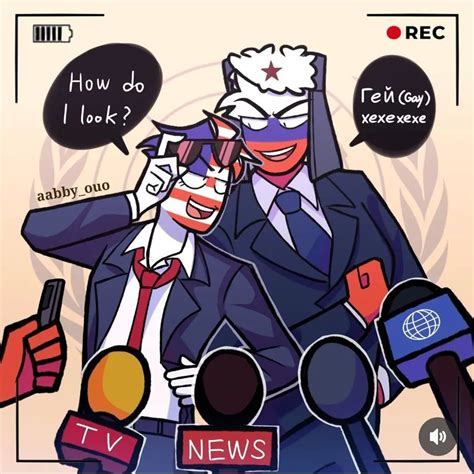 Russia X America Countryhumans