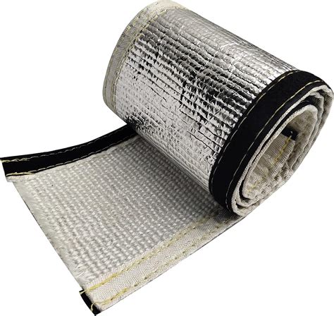 Buy Heat Shroud 5/8 ID 3.2 ft Aluminized Sleeving Lightweight Aluminum ...