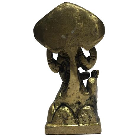 Dakshinamoorthy Brass Antique Statue 3 Inch – Sri Prarthana