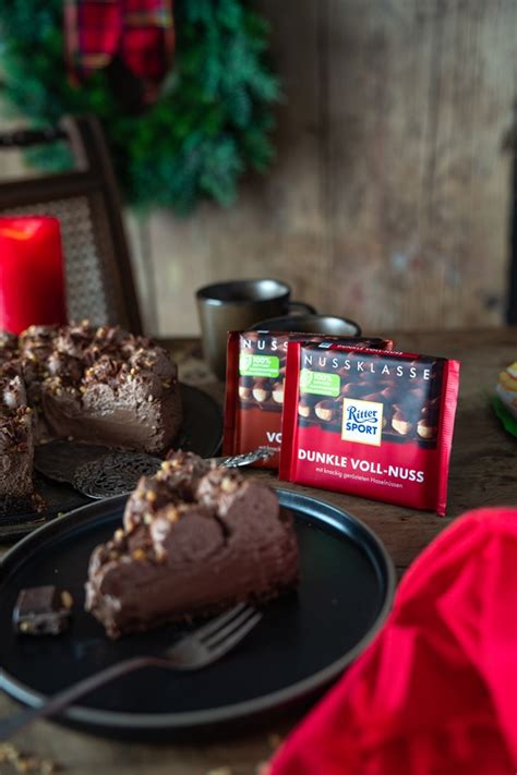 Rezept cremiger Schokoladen-Haselnuss-Cheesecake