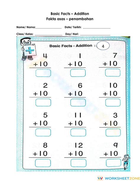 Image result for Basic Addition Facts with Solutions