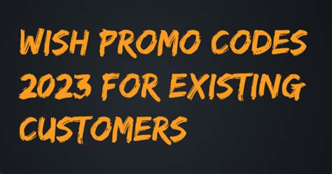 Image result for Wish Promo Code