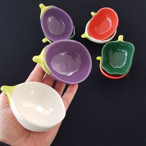 Pier 1 Imports Vegetable Shaped Dip Bowls, Set of 8, Charcuterie Board ...