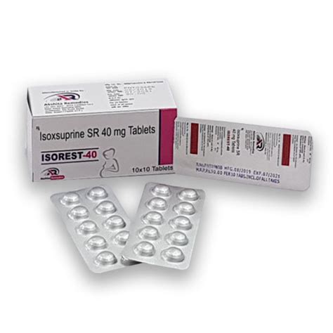 ISOREST-40 Tablets Hersil Biotech