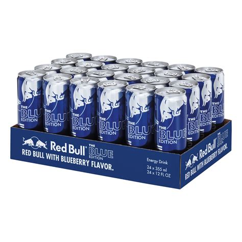 Buy Red Bull Energy Drink, The Blue Edition, Blueberry, 12 Fl Oz (24 ...