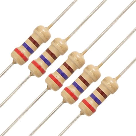 680K ohm Resistor - 1/2 Watt - 5 Pieces Pack buy online at Best Price ...