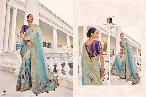 SHAHI POSHAK VOL-3 BY M.N. SAREES 7801 TO 7809 SERIES INDIAN ...