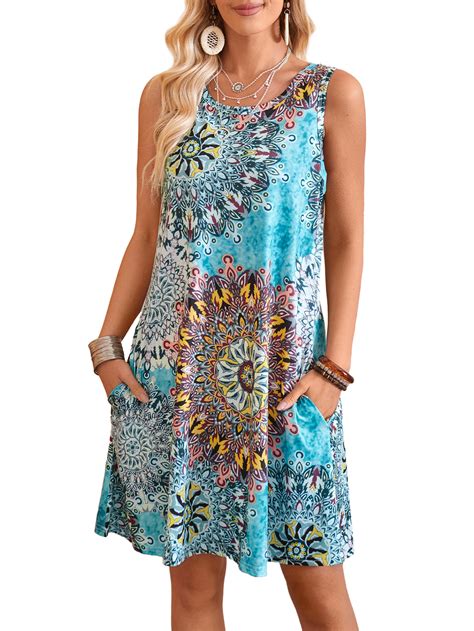 Abomasnow Deals of The Day! Womens Summer Dresses Casual Summer Crew ...