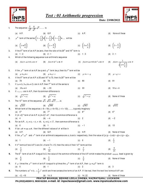 Image result for Arithmetic Progression Sample Problems