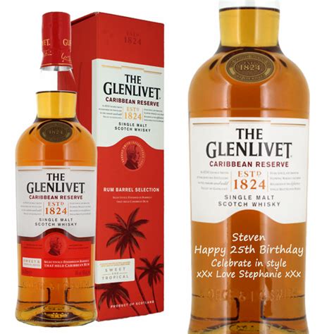 Personalised Glenlivet Caribbean Reserve Single… | Prestige Drinks