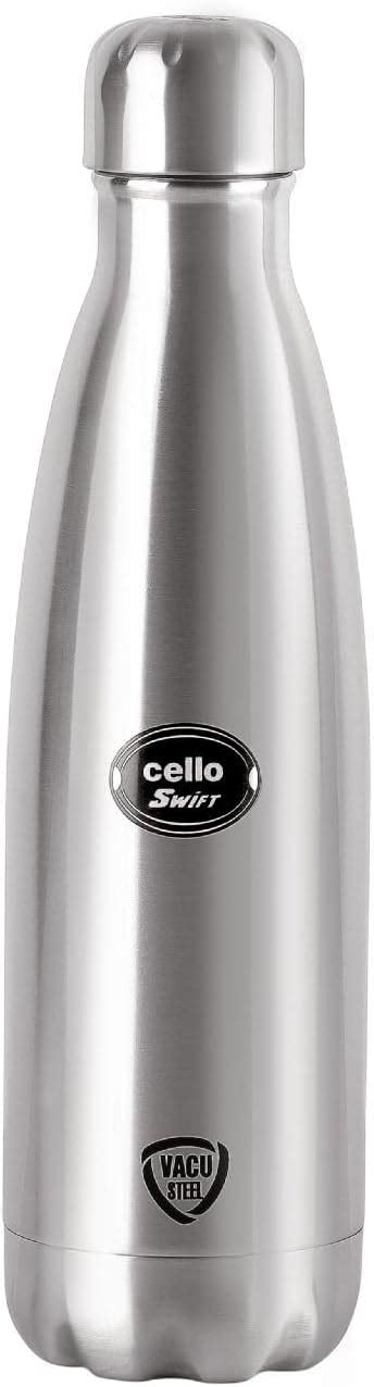 Amazon Brand - Solimo Stainless Steel Insulated 24 Hours Hot and Cold ...