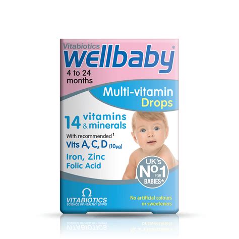 Wellbaby Multi-Vitamin Drops By Vitabiotics | Baby Vitamins