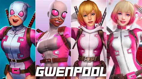 Evolution of Gwenpool in games - YouTube