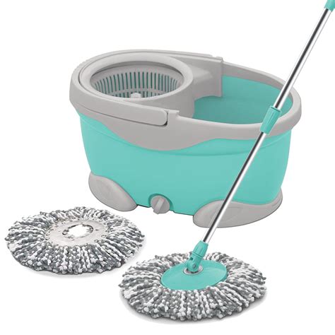 Spotzero by Milton Maxx Spin Mop Bucket with Wringer Set with 2 ...