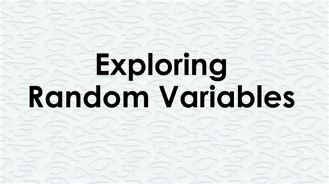 Image result for Random Variable Probability