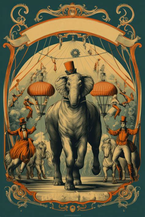 Vintage circus poster 27546864 Stock Photo at Vecteezy