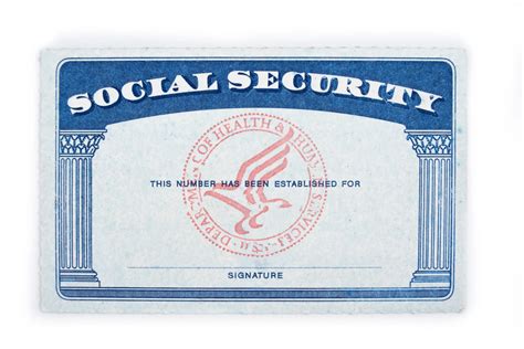 Social Security Card Social Security Card Social Security Number For