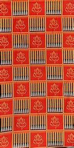 Zeonely Mart Background Decoration Cloth Pooja Green Cloth with Orange ...