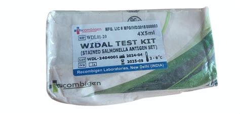 WIDAL TEST KIT - Medical Help Desk