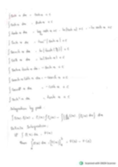 Image result for Basic Integration Formulas in Calculus