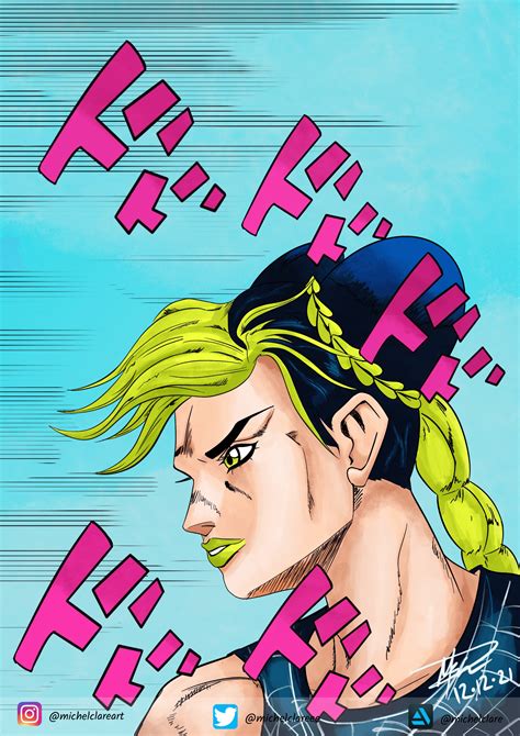 Michel Clare Davison - Jojo's Bizarre Adventure Part 6: Stone Ocean Fan-Art