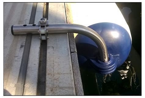 Soportes inox CON Defensa NRO- para fijar en pantalán.-- | Tienda del Mar