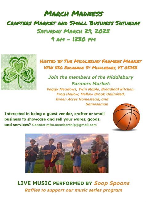 March Madness Crafters Market and Small Business Saturday, 530 Exchange ...
