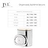 Buy JVL Stainless Steel Kitchen Food Storage Container Capsule Tin with ...