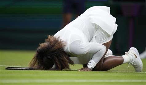 Serena Williams out of Wimbledon after stopping with injury
