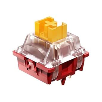 GK GAMAKAY Silent Linear Mechanical Keyboard Switch, 35Pcs/Pack Phoenix ...