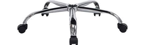 RAJCHAIR 26-Inch Revolving Chair with Steel Chrome Spider Base & Twin ...