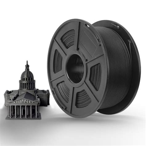 Wellshow PLA Carbon Fiber Filament 1.75mm, 3D Printer Filament with ...