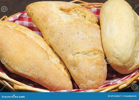Various Types of Bread Rolls, Cakes, Bun Stock Image - Image of flour ...