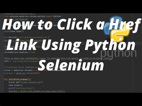 Image result for How to Open a Link Using Python Automation