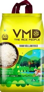 Vmd RAW KOLLAM RICE - 5Kgs Kolam Rice (Medium Grain, Raw) Price in ...