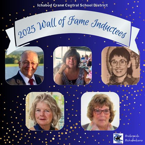 Introducing the 2025 Wall of Fame Inductees | Ichabod Crane Central ...