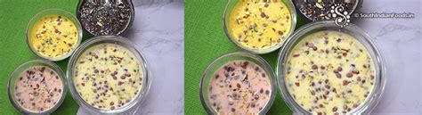 Basundi in 4 flavour-How to make-Step by step photos