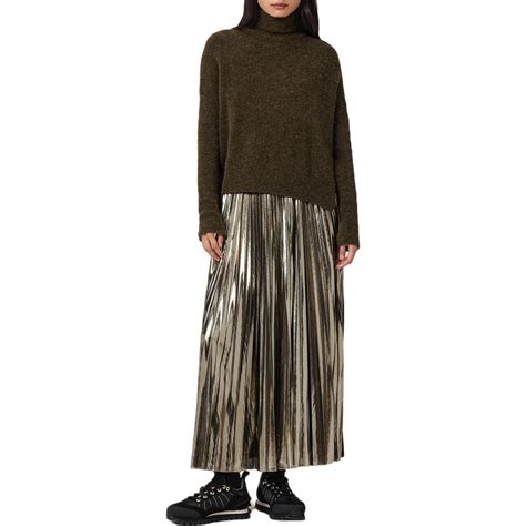 AllSaints - Spark Pleated Maxi Dress & Sweater Set