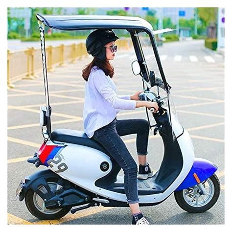 Universal Electric Motorcycle Sunshade Cover Fully Enclosed Scooter ...