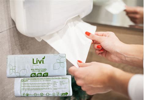 Paseo Livi Multi-Fold Towel 125 Sheets 100% Virgin Paper