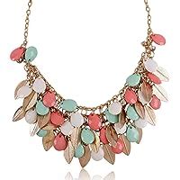 Buy Shining Diva Fashion Multicolor Metal Choker Stylish Necklace For ...
