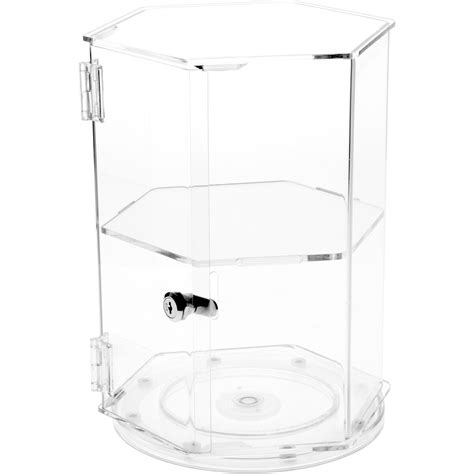 Plymor Clear Acrylic Hexagonal Locking Display Case, 1 Shelf | Michaels